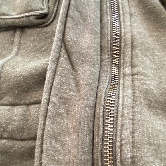 Beaver Canoe green full zip cotton blend jacket with drawstring waist size L - Picture 15 of 15